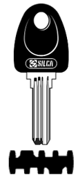 Toon details voor Silca Banensleutel nikkel LH18P Afbeelding van Silca Banensleutel nikkel LH18P