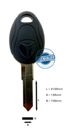 Toon details voor Cilindersleutel staal dubbelzijdig plastic kop SCH4 Afbeelding van Cilindersleutel staal dubbelzijdig plastic kop SCH4