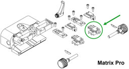 Toon details voor Silca klem freeszijde rechts Matrix PRO - D939271ZR Afbeelding van Silca klem freeszijde rechts Matrix PRO - D939271ZR