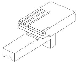 Toon details voor Silca MOBILE JAW FOR RIGHT CLAMP D910488ZR Afbeelding van Silca MOBILE JAW FOR RIGHT CLAMP D910488ZR