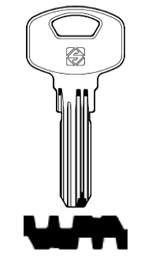 Toon details voor Silca Boringsleutel brass YA94 Afbeelding van Silca Boringsleutel brass YA94