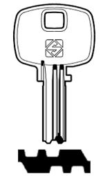 Toon details voor Silca Boringsleutel brass STS5 Afbeelding van Silca Boringsleutel brass STS5