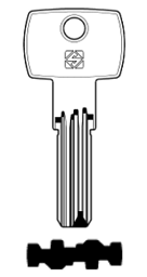 Toon details voor Silca Boringsleutel brass CB87 Afbeelding van Silca Boringsleutel brass CB87