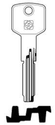 Toon details voor Silca Boringsleutel brass CS145 Afbeelding van Silca Boringsleutel brass CS145