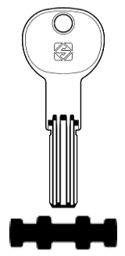 Toon details voor Silca Boringsleutel brass CYS2 Afbeelding van Silca Boringsleutel brass CYS2