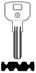 Toon details voor Silca Boringsleutel brass KLE4 Afbeelding van Silca Boringsleutel brass KLE4