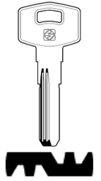 Toon details voor Silca Boringsleutel brass TAR16 Afbeelding van Silca Boringsleutel brass TAR16