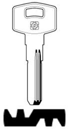 Toon details voor Silca Boringsleutel brass TAR16R Afbeelding van Silca Boringsleutel brass TAR16R