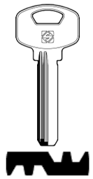 Toon details voor Silca Boringsleutel brass YA99R Afbeelding van Silca Boringsleutel brass YA99R