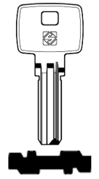 Toon details voor Silca Boringsleutel brass AHR2 Afbeelding van Silca Boringsleutel brass AHR2