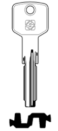 Toon details voor Silca Boringsleutel brass CS140 Afbeelding van Silca Boringsleutel brass CS140