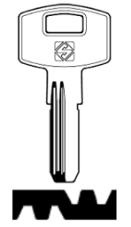 Toon details voor Silca Boringsleutel brass FVR4R Afbeelding van Silca Boringsleutel brass FVR4R