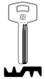 Toon details voor Silca Boringsleutel brass GF1 Afbeelding van Silca Boringsleutel brass GF1