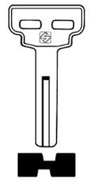 Toon details voor Silca Boringsleutel brass NE66 Afbeelding van Silca Boringsleutel brass NE66