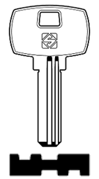 Toon details voor Silca Boringsleutel brass TV4 Afbeelding van Silca Boringsleutel brass TV4