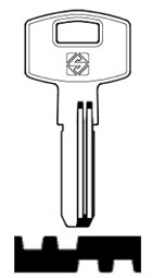 Toon details voor Silca Boringsleutel brass FVR1 Afbeelding van Silca Boringsleutel brass FVR1