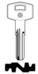 Toon details voor Silca Boringsleutel brass STU6R Afbeelding van Silca Boringsleutel brass STU6R