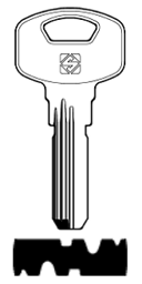 Toon details voor Silca Boringsleutel brass YA95R Afbeelding van Silca Boringsleutel brass YA95R