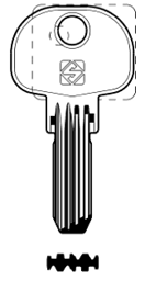 Toon details voor Silca Boringsleutel brass BUR27 Afbeelding van Silca Boringsleutel brass BUR27
