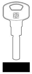 Toon details voor Silca Boringsleutel brass YA101 Afbeelding van Silca Boringsleutel brass YA101