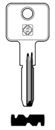 Toon details voor Silca Boringsleutel brass TAR21 Afbeelding van Silca Boringsleutel brass TAR21