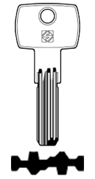 Toon details voor Silca Boringsleutel brass WA8 Afbeelding van Silca Boringsleutel brass WA8