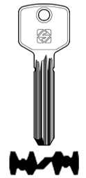 Toon details voor Silca Boringsleutel brass HGO1R Afbeelding van Silca Boringsleutel brass HGO1R