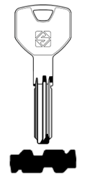 Toon details voor Silca Boringsleutel brass UC9 Afbeelding van Silca Boringsleutel brass UC9