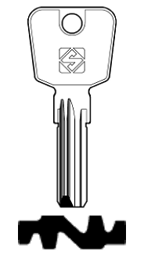 Toon details voor Silca Boringsleutel brass SDT1R Afbeelding van Silca Boringsleutel brass SDT1R