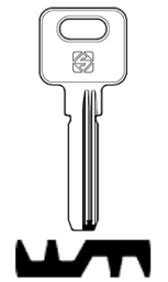 Toon details voor Silca Boringsleutel brass KAX1 Afbeelding van Silca Boringsleutel brass KAX1