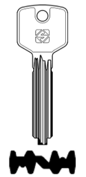 Toon details voor Silca Boringsleutel brass BRS3R Afbeelding van Silca Boringsleutel brass BRS3R
