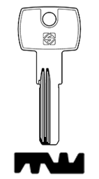 Toon details voor Silca Boringsleutel brass THR2R Afbeelding van Silca Boringsleutel brass THR2R