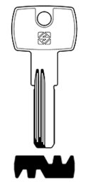 Toon details voor Silca Boringsleutel brass THR3R Afbeelding van Silca Boringsleutel brass THR3R