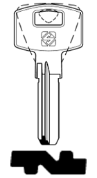 Toon details voor Silca Boringsleutel brass IO2R Afbeelding van Silca Boringsleutel brass IO2R