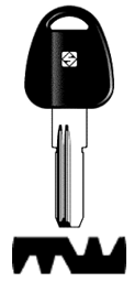 Toon details voor Silca Boringsleutel brass PT6RP Afbeelding van Silca Boringsleutel brass PT6RP