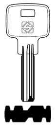 Toon details voor Silca Boringsleutel brass STE7 Afbeelding van Silca Boringsleutel brass STE7