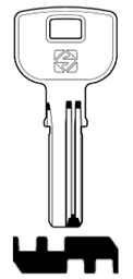Toon details voor Silca Boringsleutel brass MTL1 Afbeelding van Silca Boringsleutel brass MTL1