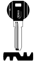 Toon details voor Silca Banensleutel brass UC3RP Afbeelding van Silca Banensleutel brass UC3RP
