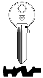 Toon details voor Silca Cilindersleutel brass AB67 Afbeelding van Silca Cilindersleutel brass AB67