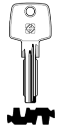 Toon details voor Silca Cilindersleutel brass AB77 Afbeelding van Silca Cilindersleutel brass AB77