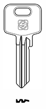 Toon details voor Silca Cilindersleutel brass MC29R Afbeelding van Silca Cilindersleutel brass MC29R