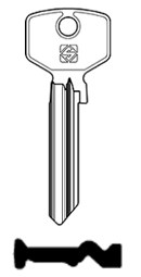 Toon details voor Silca Cilindersleutel staal TR11 Afbeelding van Silca Cilindersleutel staal TR11