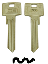 Toon details voor Cilindersleutel nikkelzilver enkelzijdig LOB AD605 Afbeelding van Cilindersleutel nikkelzilver enkelzijdig LOB AD605