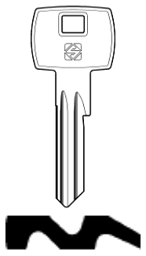 Toon details voor Silca Cilindersleutel brass CB86 Afbeelding van Silca Cilindersleutel brass CB86