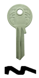 Toon details voor GAD fietssleutel KB32 (TECHNO / PROTECT) Afbeelding van GAD fietssleutel KB32 (TECHNO / PROTECT)