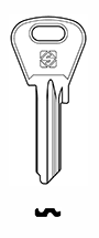 Toon details voor Silca Cilindersleutel staal TN53R Afbeelding van Silca Cilindersleutel staal TN53R