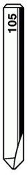 Toon details voor Silca CUTTER  W105     (QC) D709242ZB Afbeelding van Silca CUTTER  W105     (QC) D709242ZB