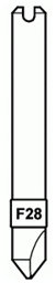 Toon details voor Silca frees F28 MTX Evo/Pro D740430ZB Afbeelding van Silca frees F28 MTX Evo/Pro D740430ZB