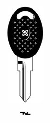 Toon details voor Silca Autosleutel plastic kop brass ZD22RBP Afbeelding van Silca Autosleutel plastic kop brass ZD22RBP