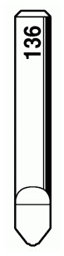 Toon details voor Silca frees W136              (QC) D722178ZB Afbeelding van Silca frees W136              (QC) D722178ZB